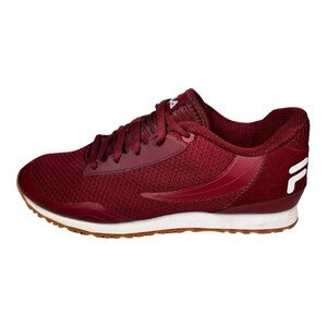 Fila Women Running Athletic Sneakers Maroon Burgundy Size 11